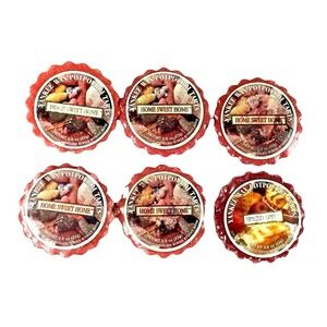 Yankee Candle Wax Potpourri Tarts Home Sweet Home Spiced Apple Set 6